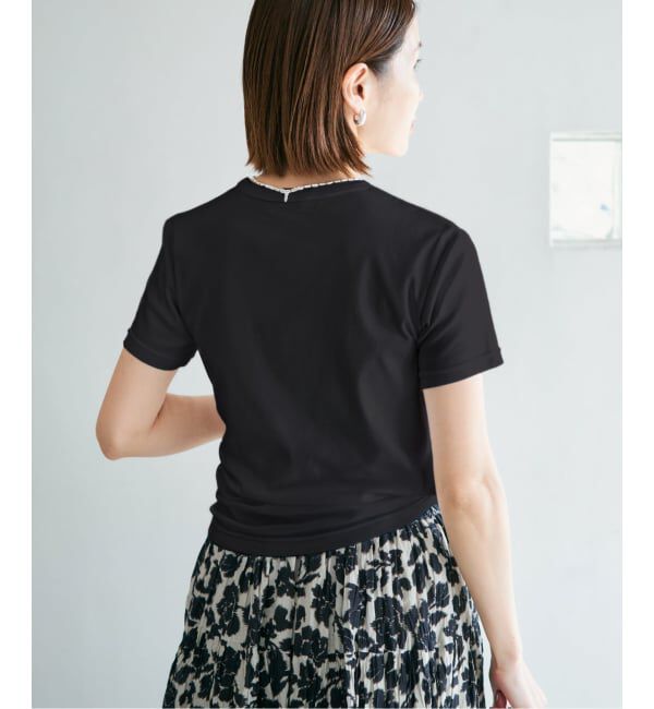 IENA「《追加2予約》ATON/エイトン 別注 SUVIN FRAISE ショートスリーブ Tシャツ」|Tシャツ・カットソー|