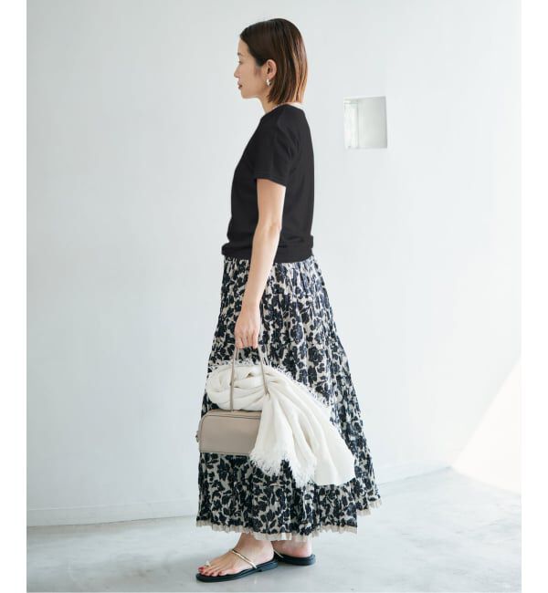 IENA「《追加2予約》ATON/エイトン 別注 SUVIN FRAISE ショートスリーブ Tシャツ」|Tシャツ・カットソー|