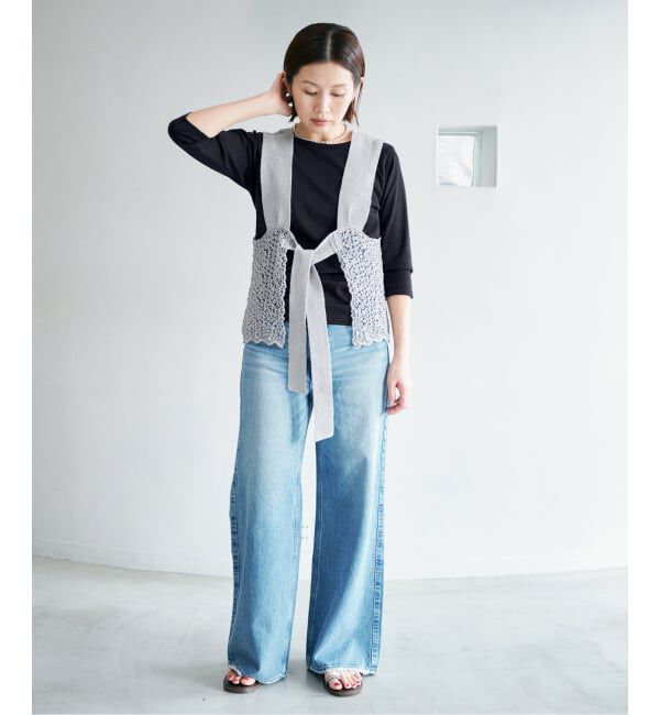 IENA「《追加2予約》ATON/エイトン 別注 SUVIN FRAISE ボートネック Tシャツ」|Tシャツ・カットソー|