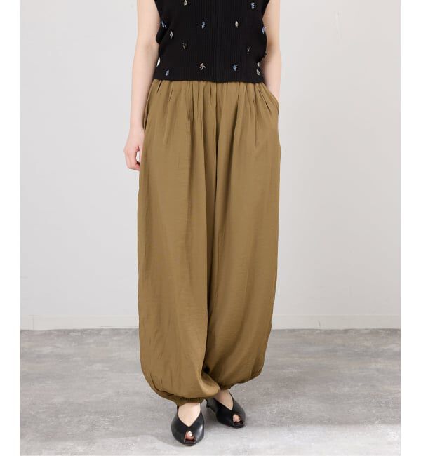 IENA「《予約》TORRAZZO DONNA/トラッゾドンナ ギャザーパンツ 6266-357」|その他|