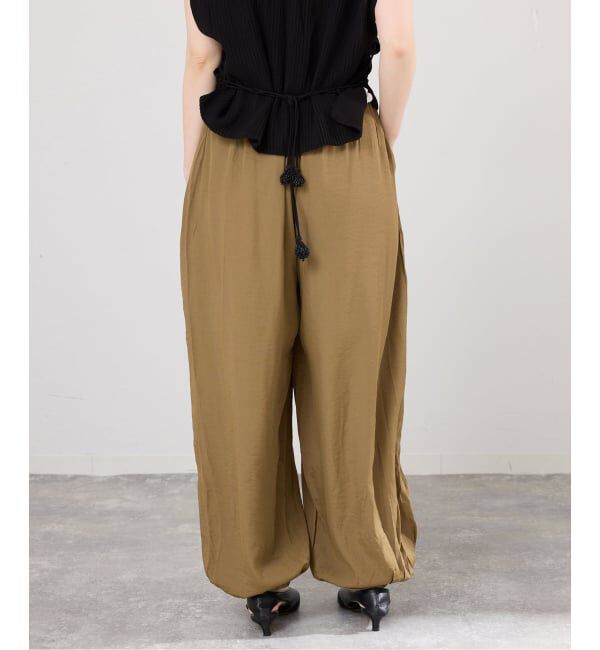 IENA「《予約》TORRAZZO DONNA/トラッゾドンナ ギャザーパンツ 6266-357」|その他|