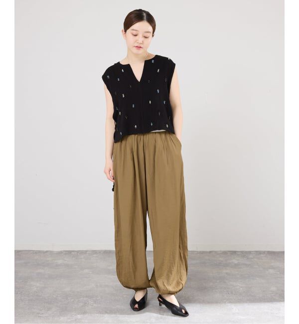 IENA「《予約》TORRAZZO DONNA/トラッゾドンナ ギャザーパンツ 6266-357」|その他|