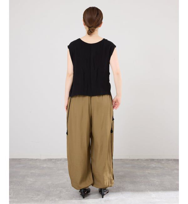 IENA「《予約》TORRAZZO DONNA/トラッゾドンナ ギャザーパンツ 6266-357」|その他|