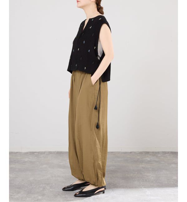 IENA「《予約》TORRAZZO DONNA/トラッゾドンナ ギャザーパンツ 6266-357」|その他|