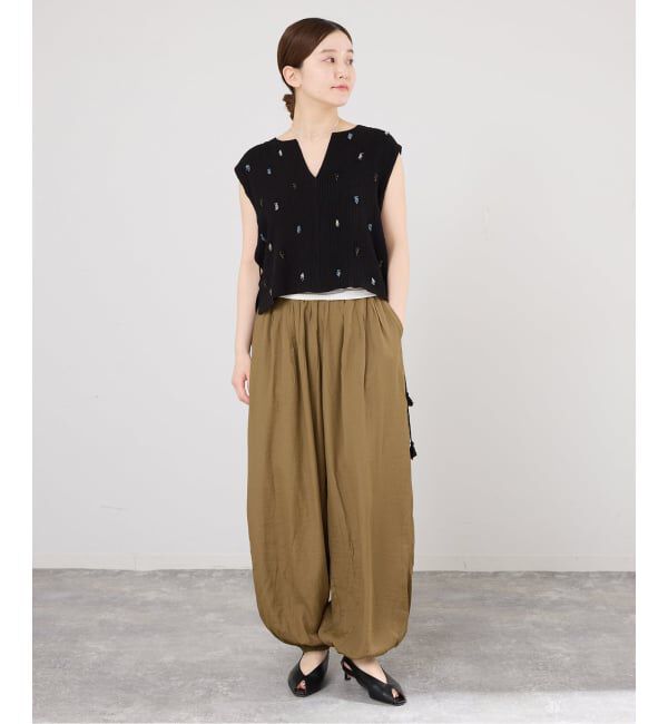 IENA「《予約》TORRAZZO DONNA/トラッゾドンナ ギャザーパンツ 6266-357」|その他|