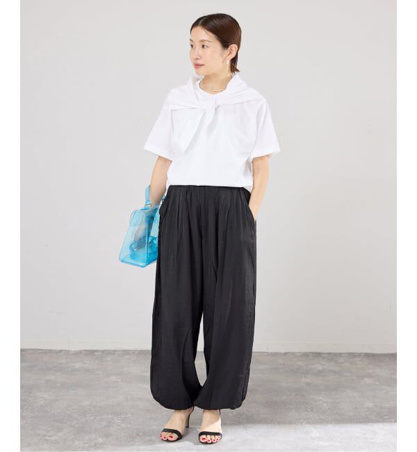 IENA「《予約》TORRAZZO DONNA/トラッゾドンナ ギャザーパンツ 6266-357」|その他|
