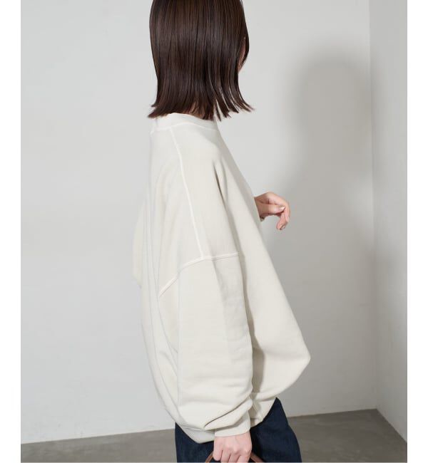 SLOBE IENA「《WEB限定/追加2予約》ビックシルエットピグメント裏毛プルオーバー」|スウェット・ジャージ|