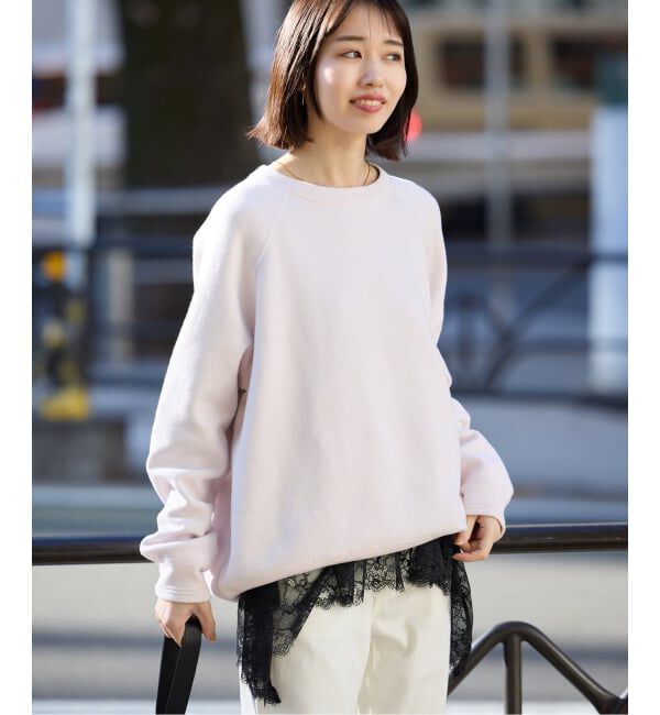 SLOBE IENA「《追加予約》レースコンビカットソー2」|Tシャツ・カットソー|