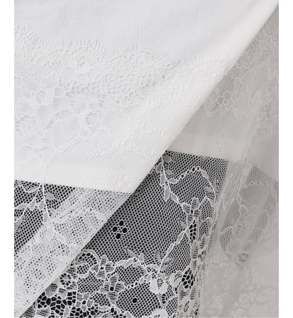 SLOBE IENA「《追加予約》レースコンビカットソー2」|Tシャツ・カットソー|