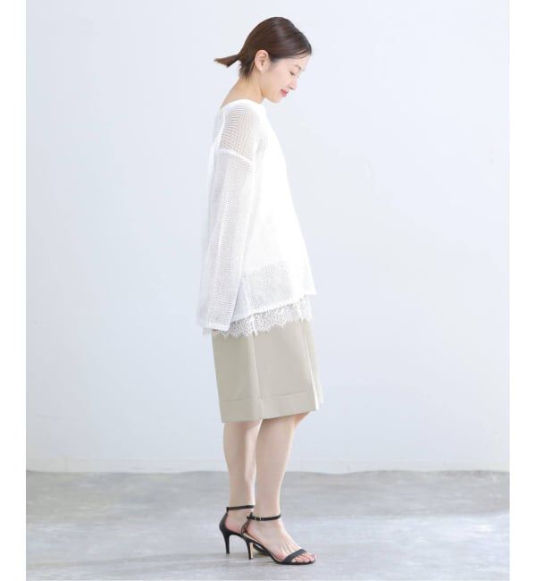 IENA「《追加予約》リバーレースサテンキャミソール」|キャミソール|