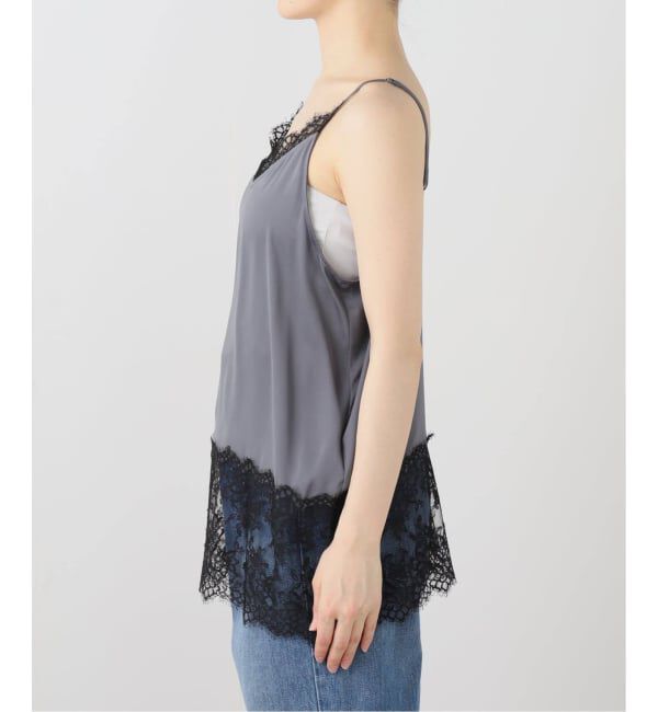 IENA「《追加予約》リバーレースサテンキャミソール」|キャミソール|