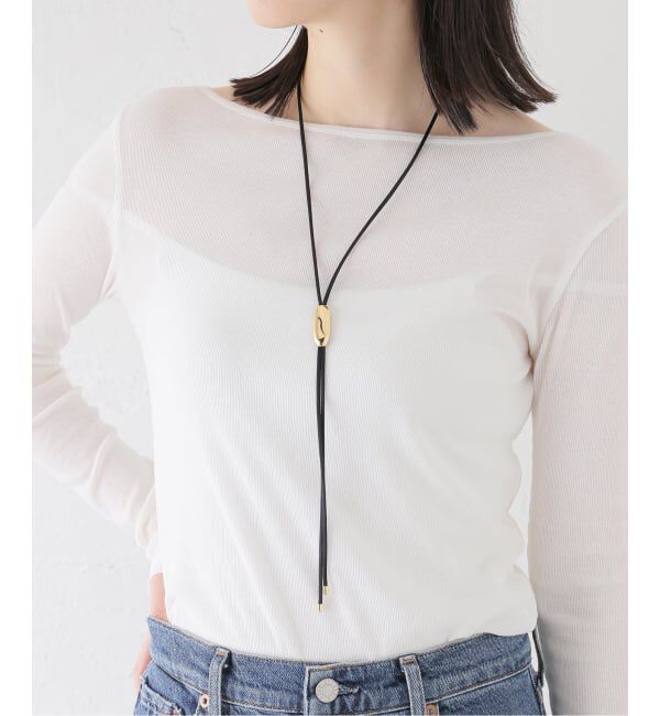 IENA「EO/イオ LOOP The CORD Necklace ネックレス BO26SS-58」|ネックレス|