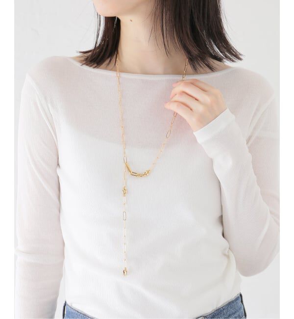 IENA「EO/イオ PC CHAIN LONG NECKLACE ネックレス BO26SS-19」|ネックレス|