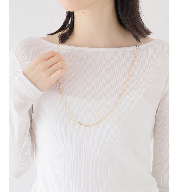 IENA「EO/イオ PC CHAIN LONG NECKLACE ネックレス BO26SS-19」|ネックレス|