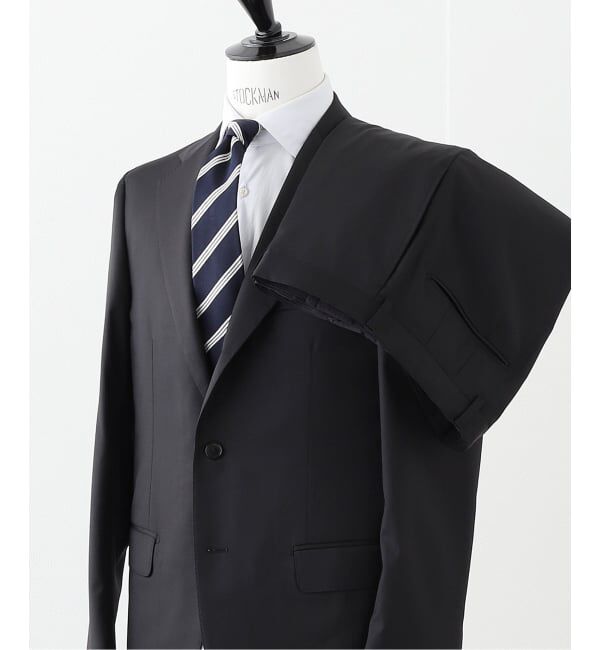 EDIFICE「D.OLIVER 3ボタン ロロピアーナ サージ」|スーツ|ブラック