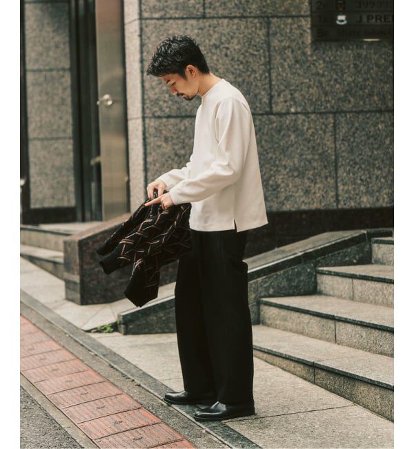 417 EDIFICE「WEB限定 &rdquo;蓄熱&rdquo;【Calefit】ヒートシフトユーティリティL/S Tee」|Tシャツ・カットソー|