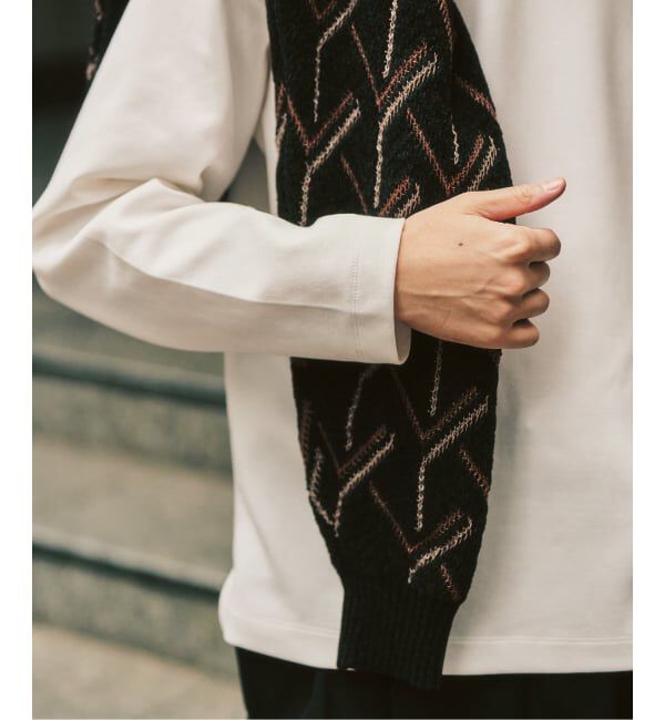 417 EDIFICE「WEB限定 &rdquo;蓄熱&rdquo;【Calefit】ヒートシフトユーティリティL/S Tee」|Tシャツ・カットソー|