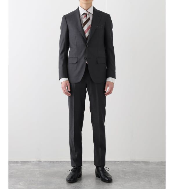 EDIFICE「D.OLIVER 3ボタン メランジ ストライプ」|スーツ|