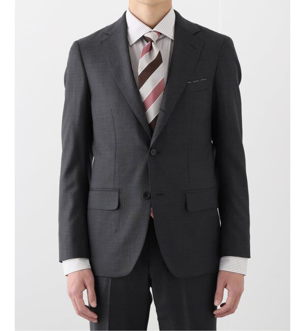 EDIFICE「D.OLIVER 3ボタン メランジ ストライプ」|スーツ|