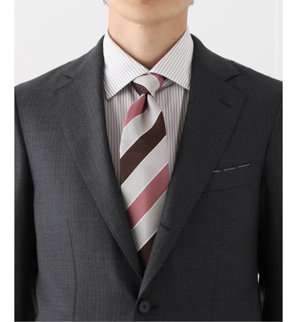 EDIFICE「D.OLIVER 3ボタン メランジ ストライプ」|スーツ|