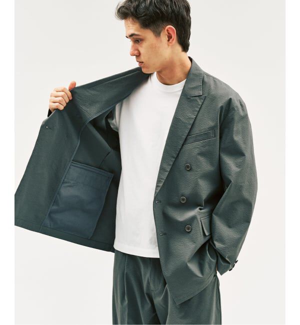 417 EDIFICE「Pサッカーダブルワイドセットアップ &rdquo;ジャケット1点+パンツ1点&rdquo; の2点セット」|スーツ|