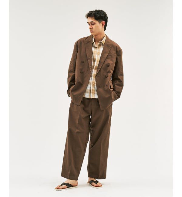 417 EDIFICE「Pサッカーダブルワイドセットアップ &rdquo;ジャケット1点+パンツ1点&rdquo; の2点セット」|スーツ|