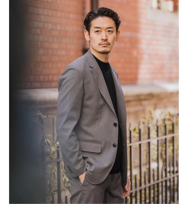 EDIFICE「《予約》"抗菌防臭＆シワ防止機能" ワルツ ツイル 2ボタン ジャケット」|スーツ|