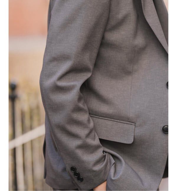 EDIFICE「《予約》"抗菌防臭＆シワ防止機能" ワルツ ツイル 2ボタン ジャケット」|スーツ|
