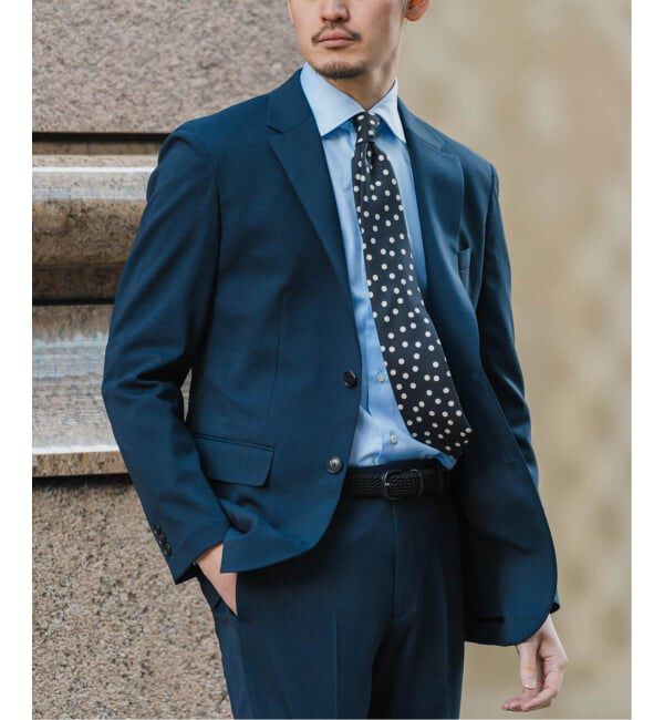 EDIFICE「《予約》"抗菌防臭＆シワ防止機能" ワルツ ツイル 2ボタン ジャケット」|スーツ|