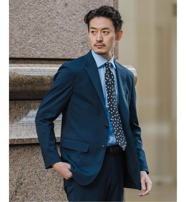 EDIFICE「《予約》"抗菌防臭＆シワ防止機能" ワルツ ツイル 2ボタン ジャケット」|スーツ|