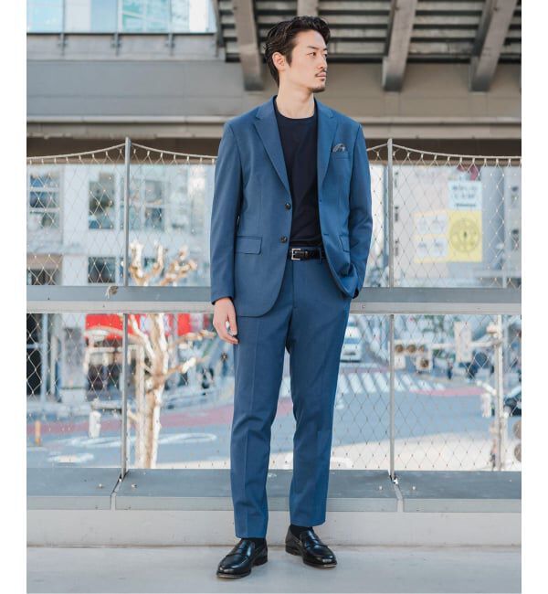 EDIFICE「《予約》"抗菌防臭＆シワ防止機能" ワルツ ツイル 2ボタン ジャケット」|スーツ|