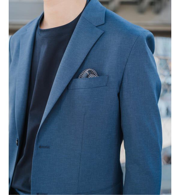 EDIFICE「《予約》"抗菌防臭＆シワ防止機能" ワルツ ツイル 2ボタン ジャケット」|スーツ|