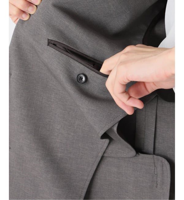 EDIFICE「《予約》"抗菌防臭＆シワ防止機能" ワルツ ツイル 2ボタン ジャケット」|スーツ|