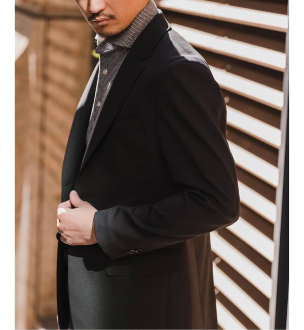 EDIFICE「《予約》"抗菌防臭＆シワ防止機能" ワルツ ツイル 2ボタン ジャケット」|スーツ|