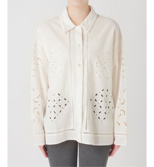 JOURNAL STANDARD relume「［26SS新作］カットワークエンブロイダリーシャツ」|シャツ・ブラウス|