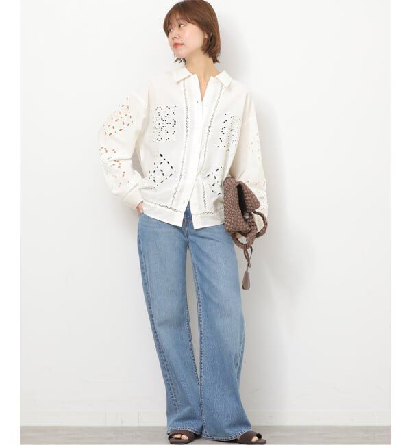 JOURNAL STANDARD relume「［26SS新作］カットワークエンブロイダリーシャツ」|シャツ・ブラウス|