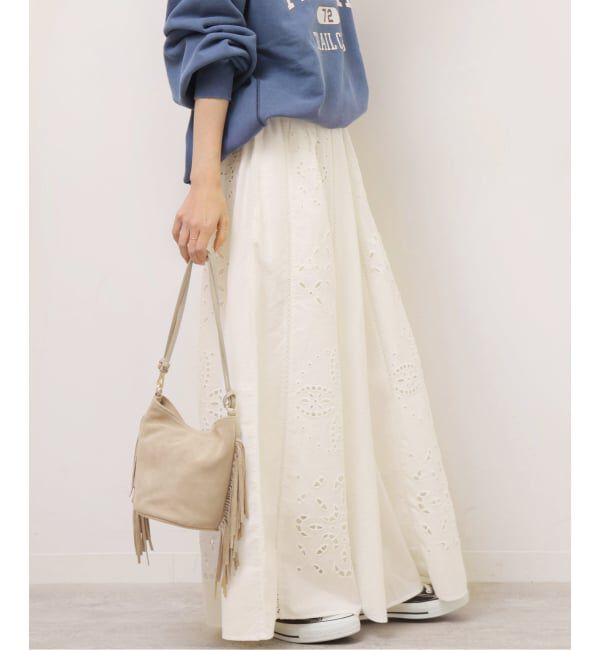 JOURNAL STANDARD relume「［26SS新作］カットワークエンブロイダリースカート」|スカート|
