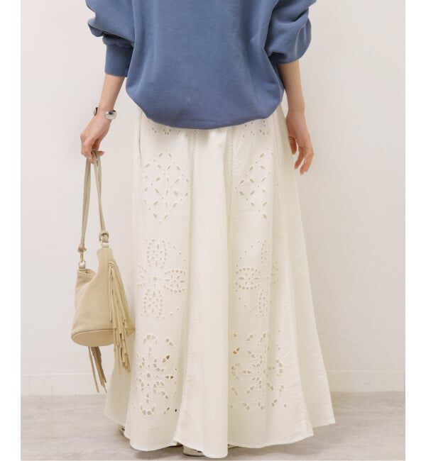 JOURNAL STANDARD relume「［26SS新作］カットワークエンブロイダリースカート」|スカート|