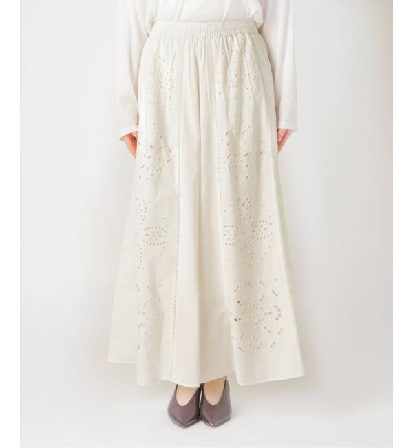 JOURNAL STANDARD relume「［26SS新作］カットワークエンブロイダリースカート」|スカート|