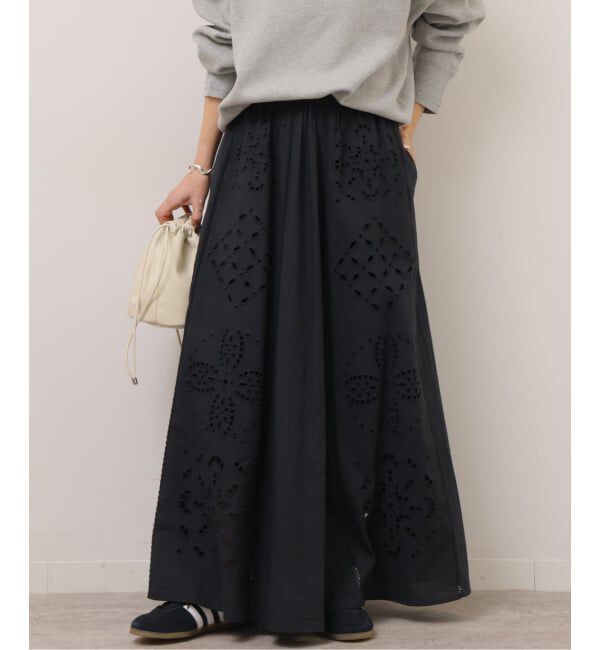JOURNAL STANDARD relume「［26SS新作］カットワークエンブロイダリースカート」|スカート|