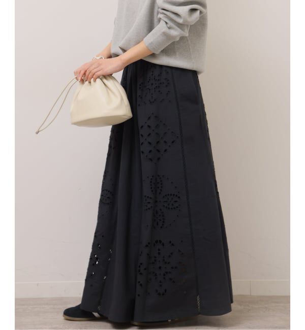 JOURNAL STANDARD relume「［26SS新作］カットワークエンブロイダリースカート」|スカート|