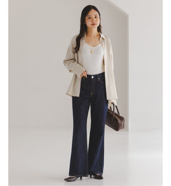 NOBLE「《セットアップ対応》ルナサテンドレープシャツ」|シャツ・ブラウス|