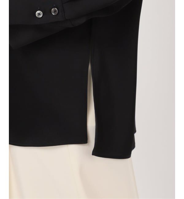 NOBLE「《セットアップ対応》ルナサテンドレープシャツ」|シャツ・ブラウス|