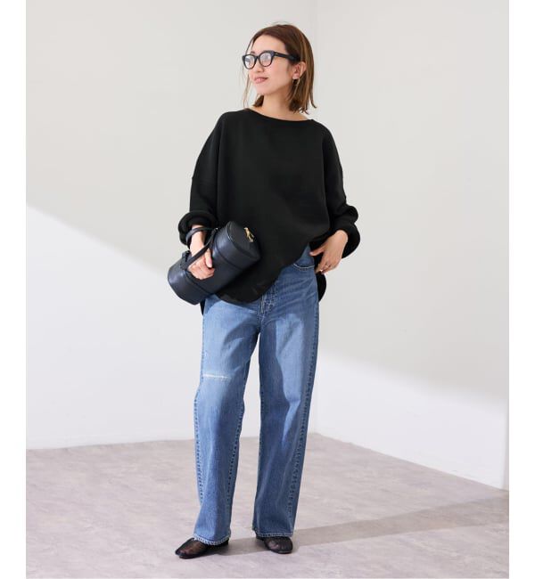 FRAMeWORK「リヨセルコットンボートネックSWEAT」|スウェット・ジャージ|