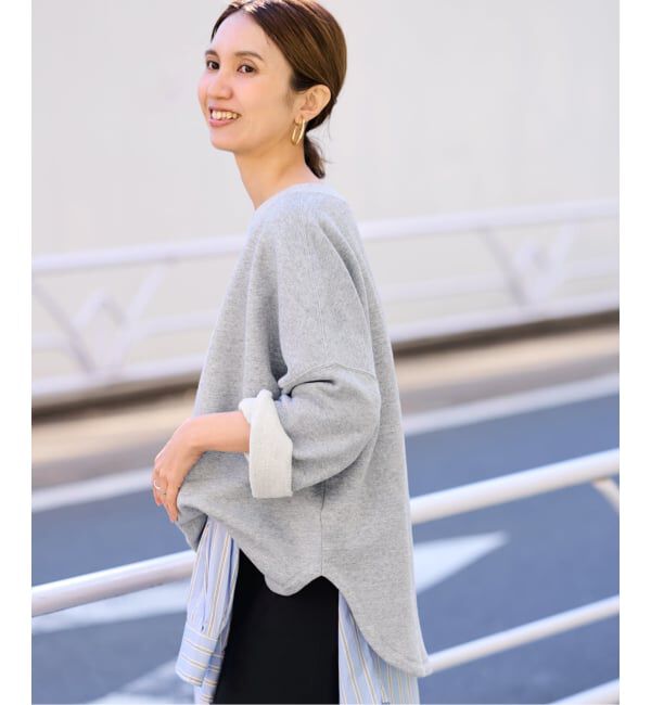 FRAMeWORK「リヨセルコットンボートネックSWEAT」|スウェット・ジャージ|