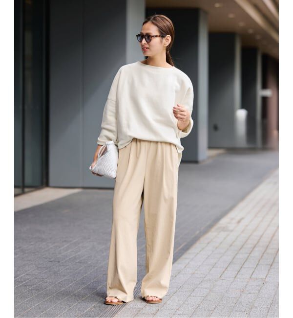 FRAMeWORK「リヨセルコットンボートネックSWEAT」|スウェット・ジャージ|