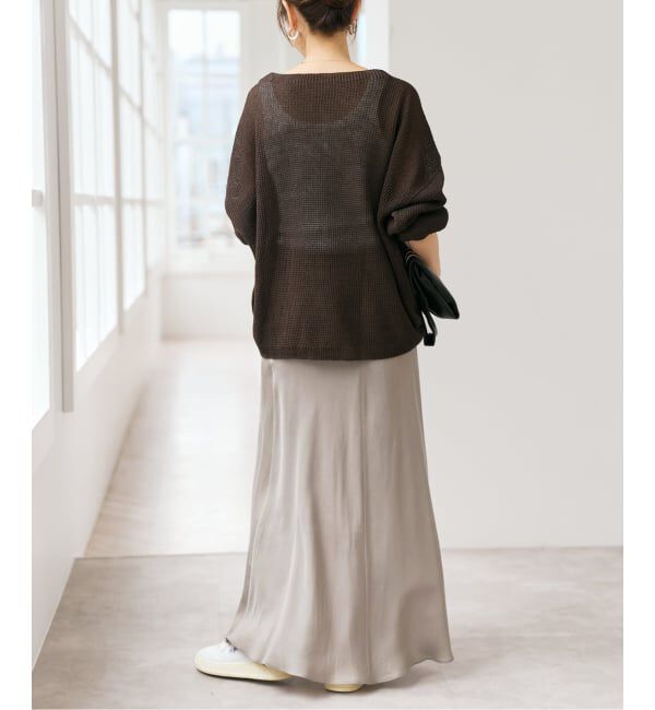 Spick and Span「《新色有り / 追加》ウォッシャブルキュプラフレアスカート」|スカート|