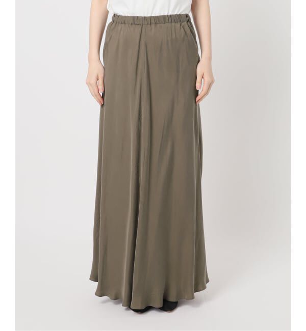 Spick and Span「《新色有り / 追加》ウォッシャブルキュプラフレアスカート」|スカート|