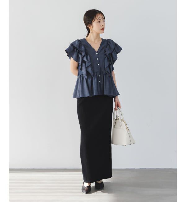 NOBLE「《追加予約2》トタンテレコタイトスカート」|スカート|