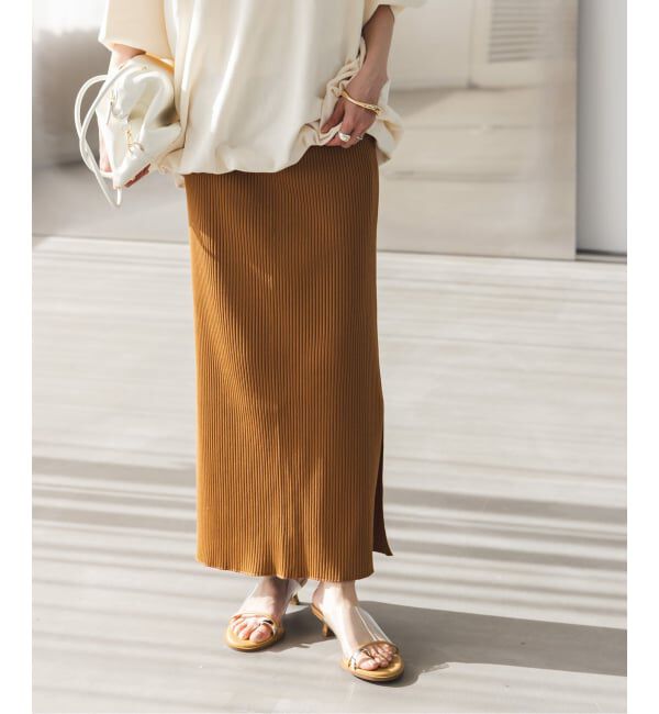 NOBLE「《追加予約2》トタンテレコタイトスカート」|スカート|